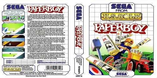 Test of Paper Boy on Sega Master System - retro-games.co