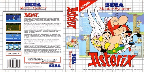 Test of Asterix on Sega Master System - retro-games.co