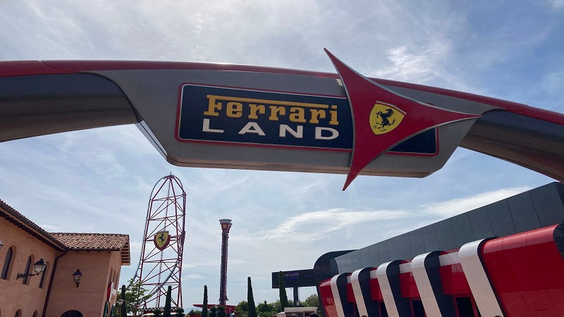 Red Force test at Ferrari Land! - retro-games.co