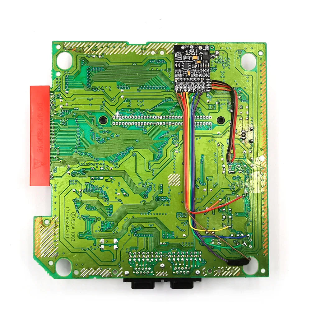 2025 Sega RGB PCB  SEGA Mega Drive  Genesis Triple Bypass  RGB THS7374  MOD  Kit for SEGA Mega Drive  Genesis Console