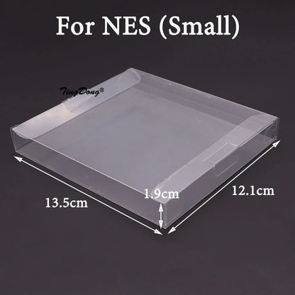 10PCS Clear Transparent Game Cartridge Box Case CIB Games Plastic PET Protector for N64 NES SNES for GB GBA GBC NGPC Switch  PS5