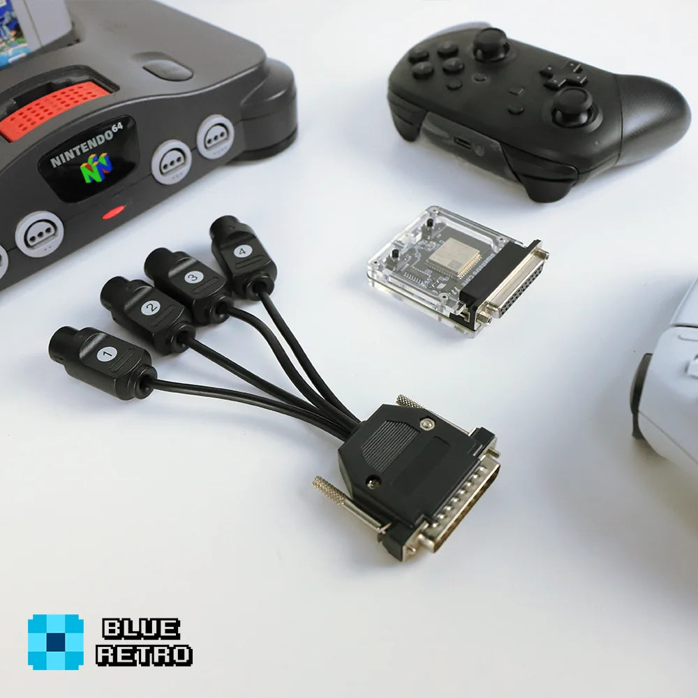 BlueRetro Core Adapter Cable  Wireless Game Controller Converter For Retro Console For PS1 PS2 NGC N64 NES SNES DC SS GEN
