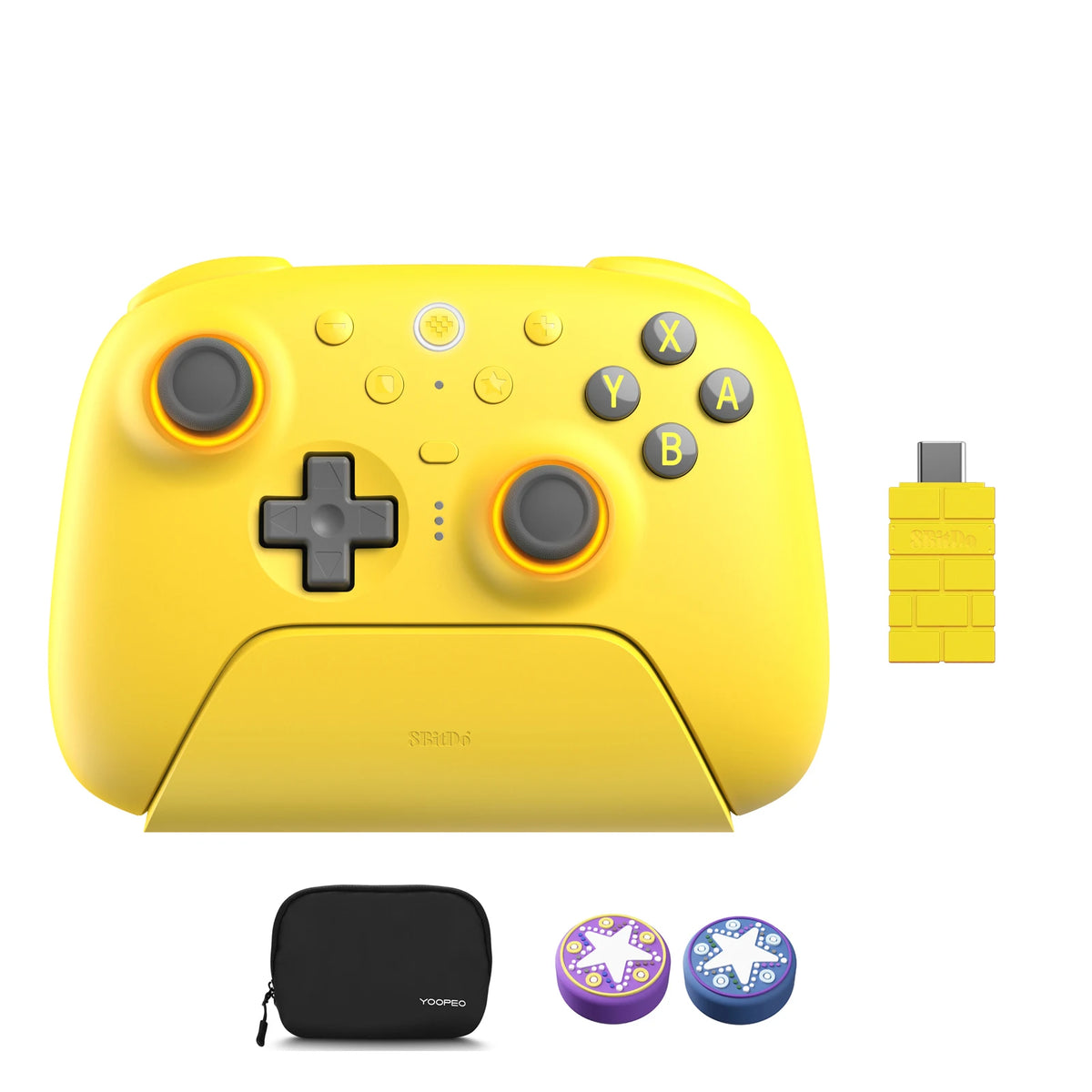 8BitDo Ultimate 2 Bluetooth Controller Wireless Gamepad for Nintendo Switch, Switch 2, Windows 10/11 with TMR Joystick Accessory