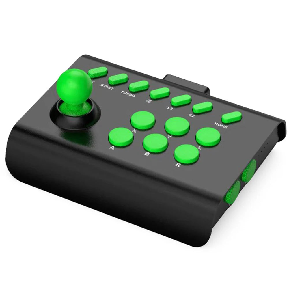 6 In1 Retro Arcade Console Game Joystick Rocker 3 Connection Modes Wireless Bluetooth Wired Fight Controller for Switch PS4 PS3