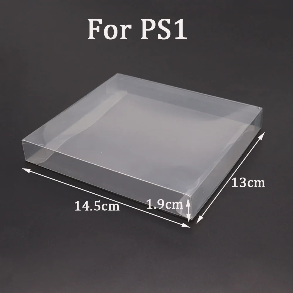 10PCS Clear Transparent Game Cartridge Box Case CIB Games Plastic PET Protector for N64 NES SNES for GB GBA GBC NGPC Switch  PS5