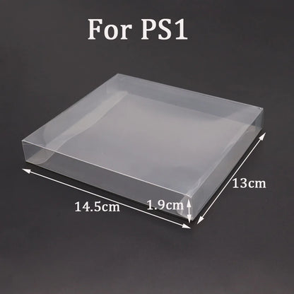 10PCS Clear Transparent Game Cartridge Box Case CIB Games Plastic PET Protector for N64 NES SNES for GB GBA GBC NGPC Switch  PS5