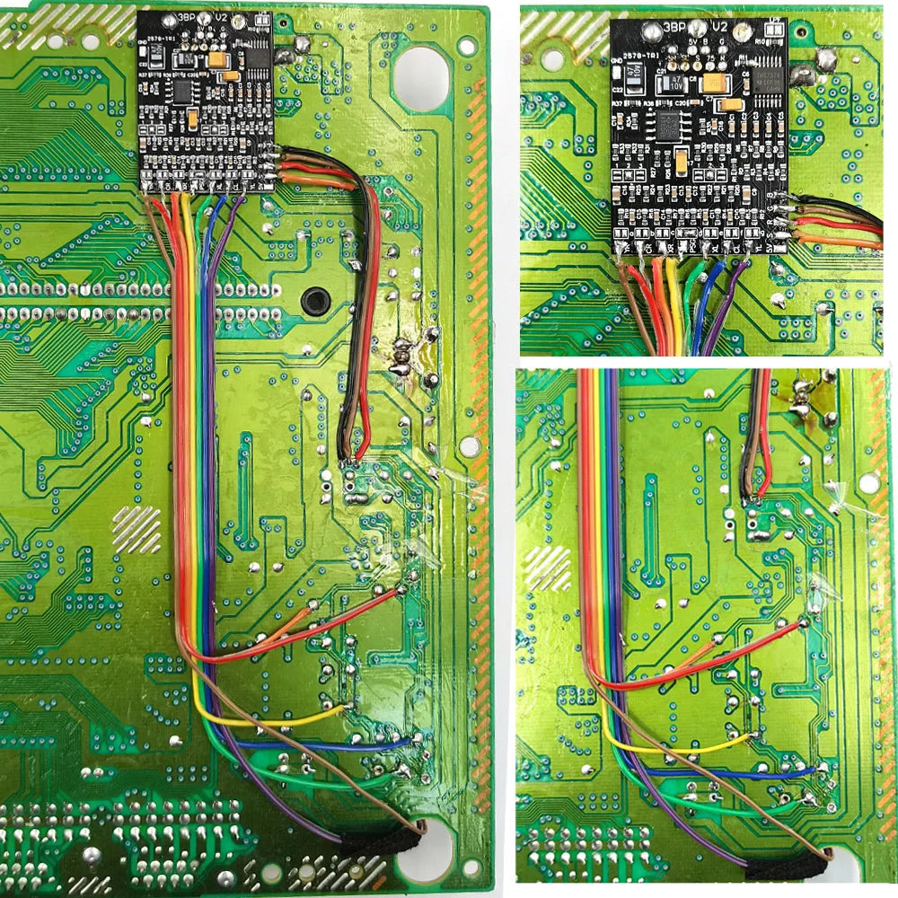 2025 Sega RGB PCB  SEGA Mega Drive  Genesis Triple Bypass  RGB THS7374  MOD  Kit for SEGA Mega Drive  Genesis Console