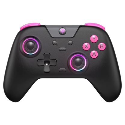 EasySMX X05 Wireless Gamepad Bluetooth Gaming Controller Compatible with PC/Phone/Switch/ Steam Gamer, RGB Light, Hall Effect
