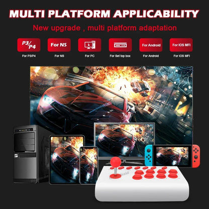 Y02 Arcade Joystick Rocker For PS4/Xbox One/Switch OLED/Androd/iOS Wired Wireless Street Fighter Control w Macro/Turbo Function