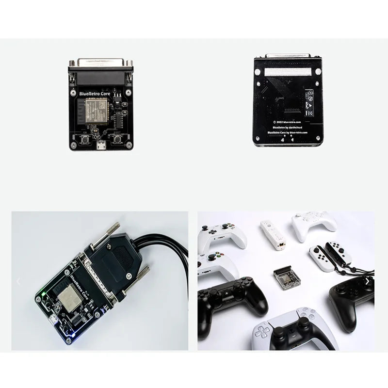 BlueRetro Core Adapter Cable  Wireless Game Controller Converter For Retro Console For PS1 PS2 NGC N64 NES SNES DC SS GEN